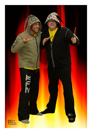 Alex Reid and Tony Pillage masked 3b